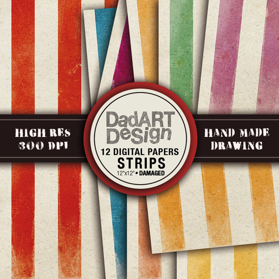 Stripes - Digital Paper Pack