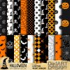 Halloween Patterns – Digital Paper Pack 05 – 20 printable sheets ...