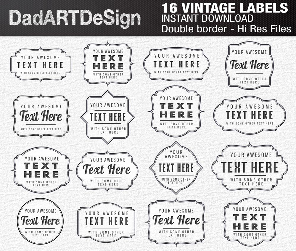 Vintage labels 02